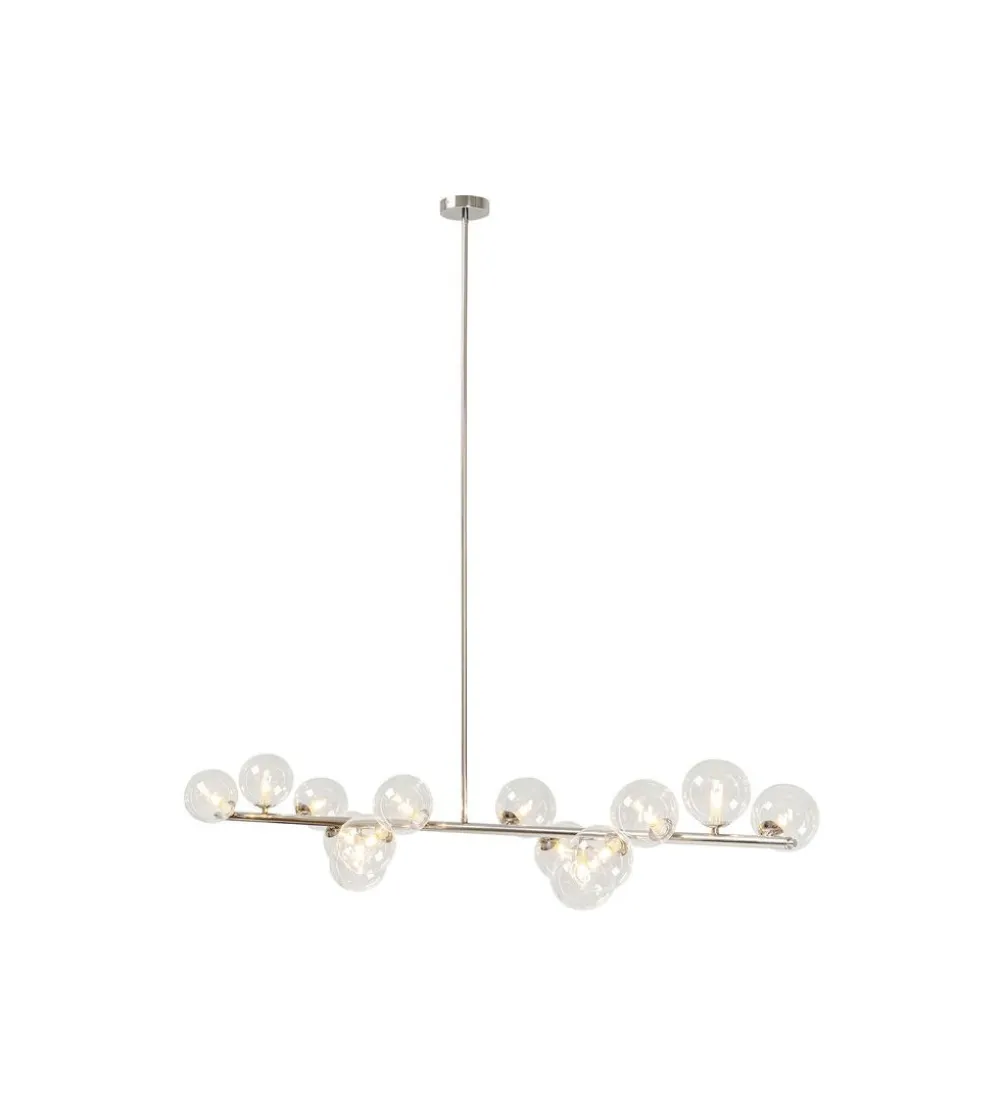 Lampa Wisząca Scala Balls Brass 155 Cm srebrna