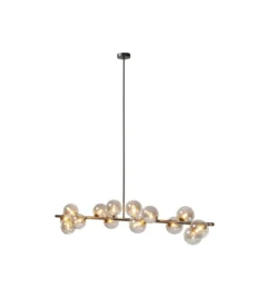 Lampa wisząca SCALA BALLS 150 cm czarna