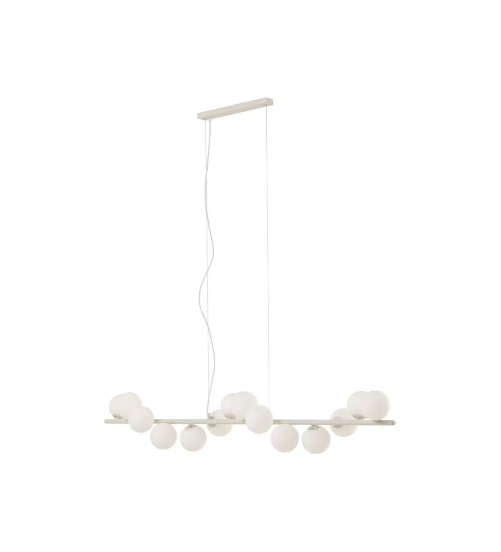 Lampa wisząca SCALA BALLS MILKY 150 cm beżowa