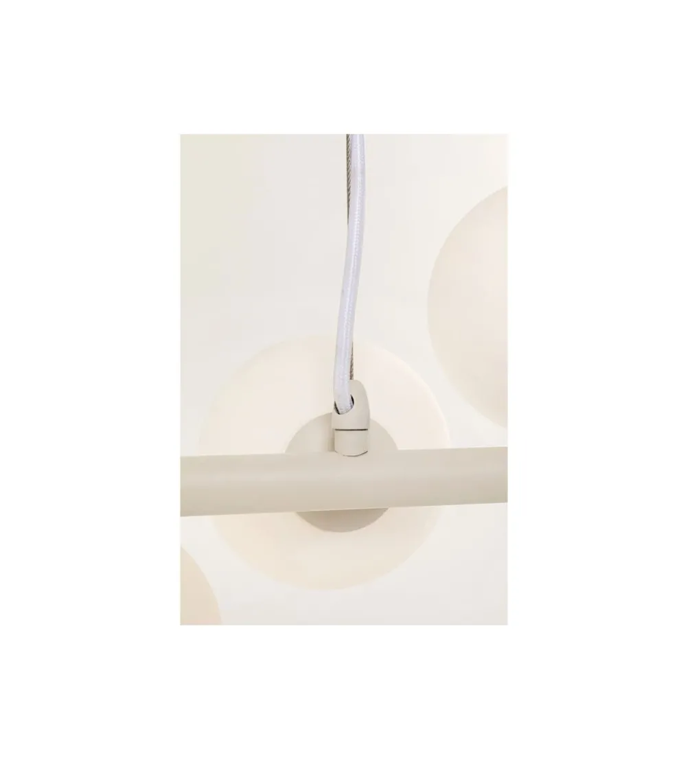 Lampa wisząca SCALA BALLS MILKY 150 cm beżowa