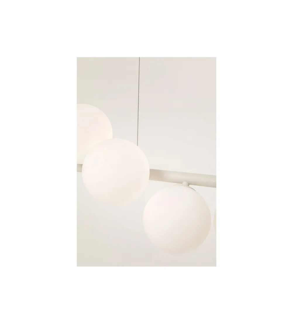 Lampa wisząca SCALA BALLS MILKY 150 cm beżowa