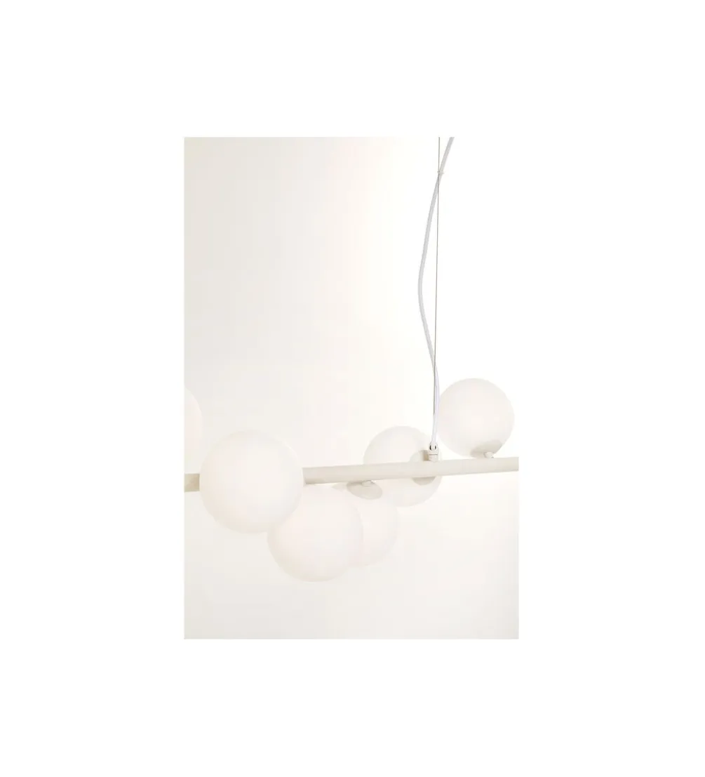 Lampa wisząca SCALA BALLS MILKY 150 cm beżowa