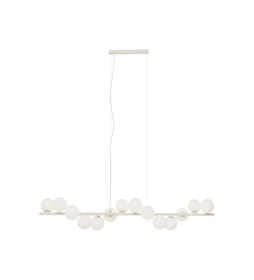 Lampa wisząca SCALA BALLS MILKY 150 cm beżowa