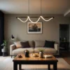 Lampa wisząca SERPENTE 120 cm czarna