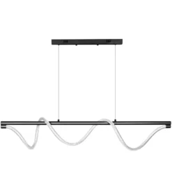 Lampa wisząca SERPENTE DDX003 120 cm czarna