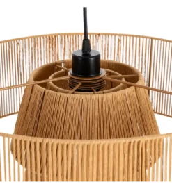 Lampa wisząca SEVEN 50 cm naturalna