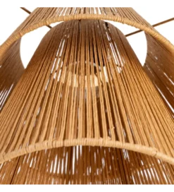 Lampa wisząca SEVEN 50 cm naturalna
