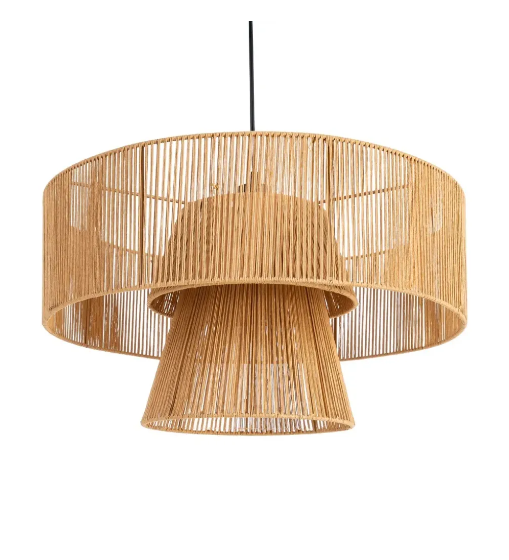 Lampa wisząca SEVEN 50 cm naturalna