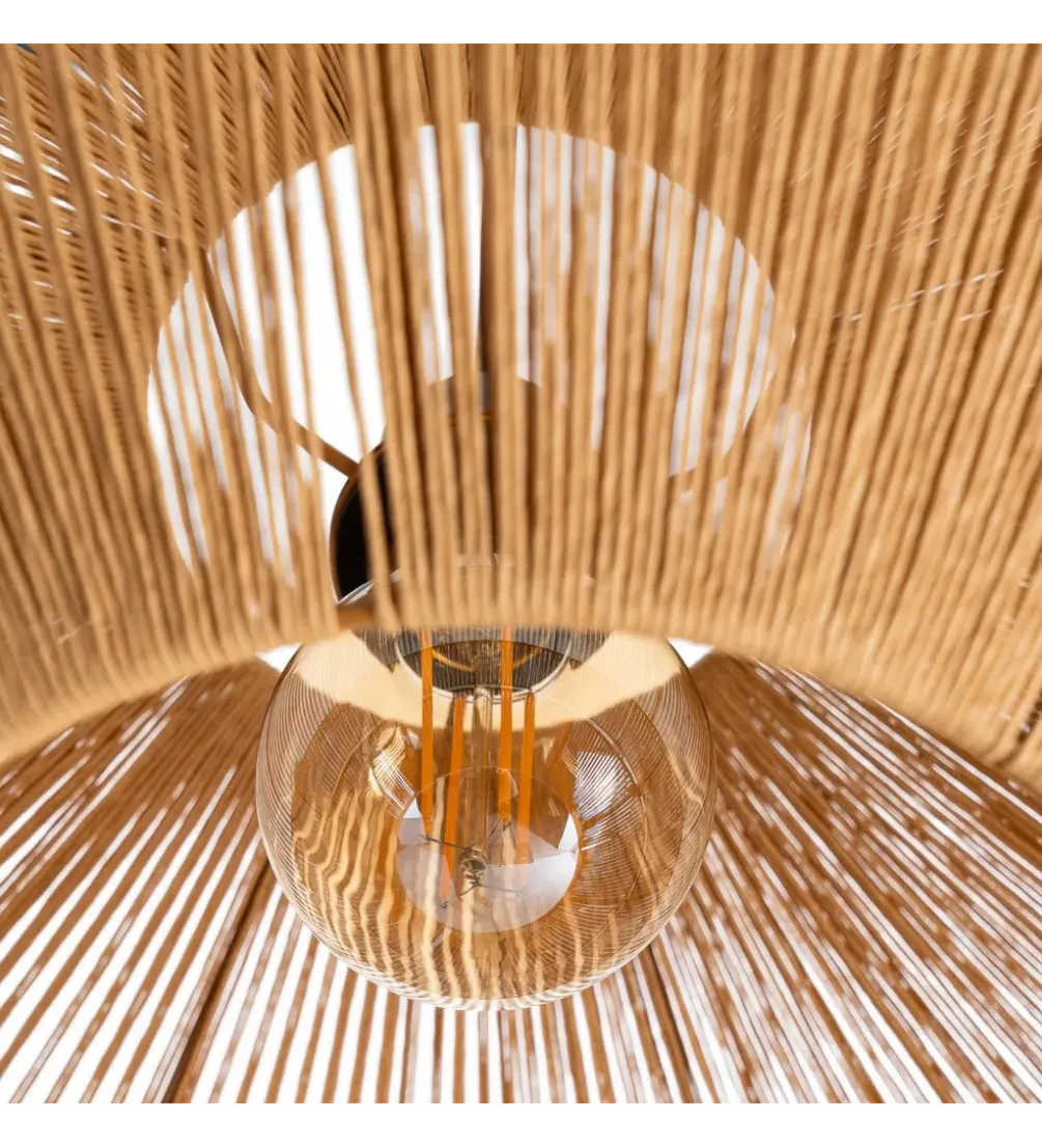 Lampa wisząca SEVEN 60 cm naturalna