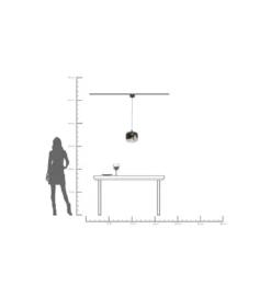Lampa wisząca SMOKE GOBLET 25 cm
