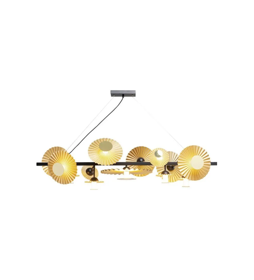 Lampa wisząca Soles 140 cm złota