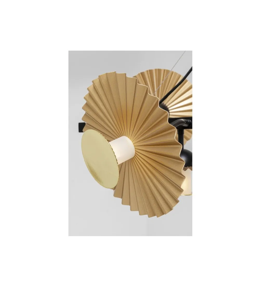 Lampa wisząca Soles 140 cm złota