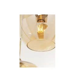 Lampa wisząca SPHERE AMBER 45 cm złota
