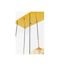 Lampa wisząca SPHERE AMBER TEN 160 cm złota