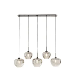 Lampa wisząca SPHERE FIVE 160 cm smoky
