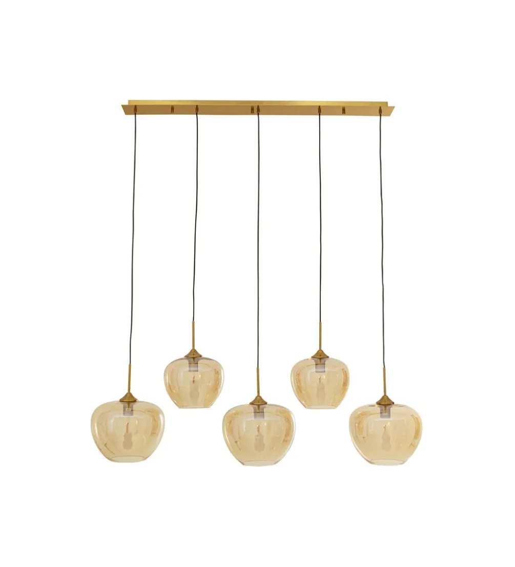 Lampa wisząca SPHERE FIVE 160 cm złota