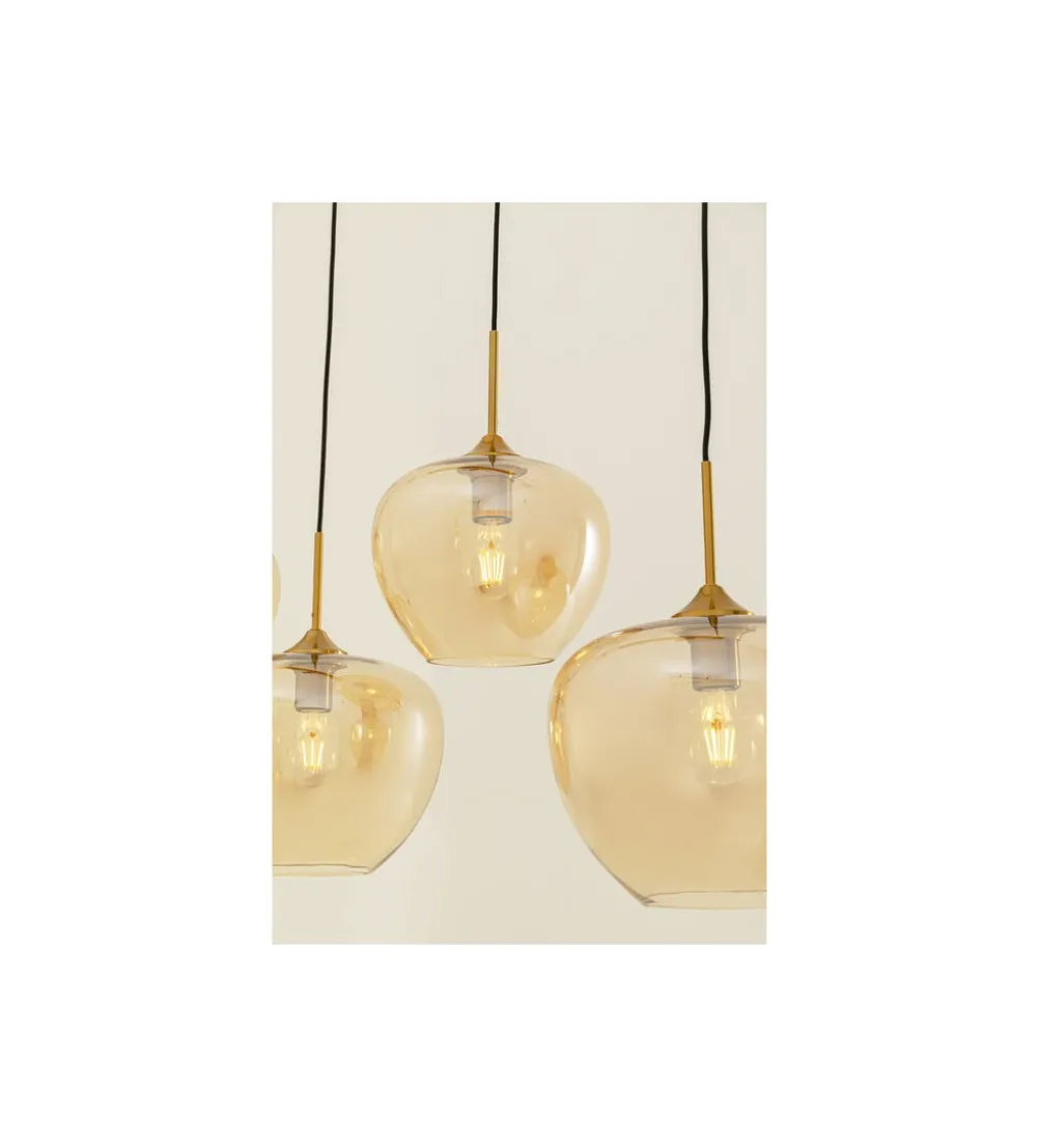 Lampa wisząca SPHERE FIVE 160 cm złota