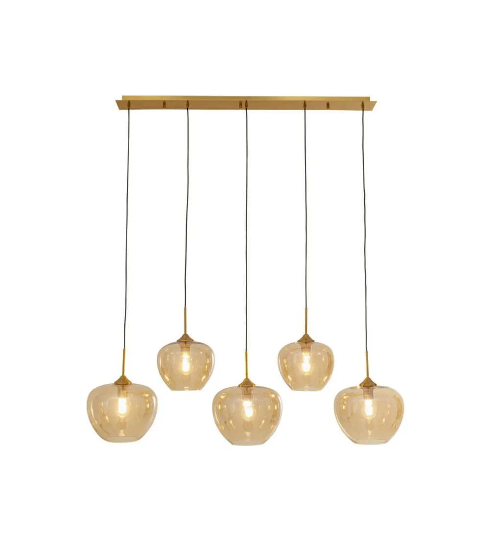 Lampa wisząca SPHERE FIVE 160 cm złota