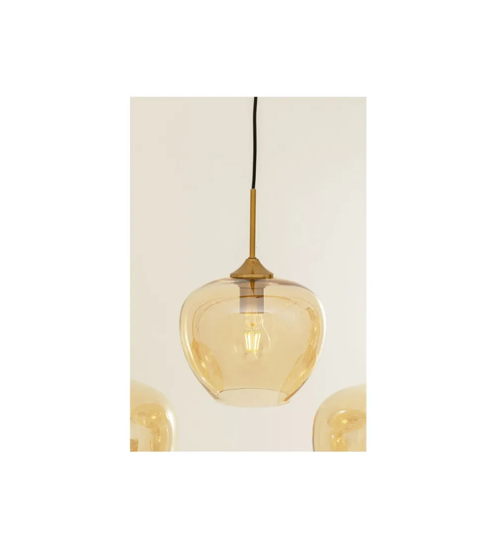 Lampa wisząca SPHERE FIVE 160 cm złota