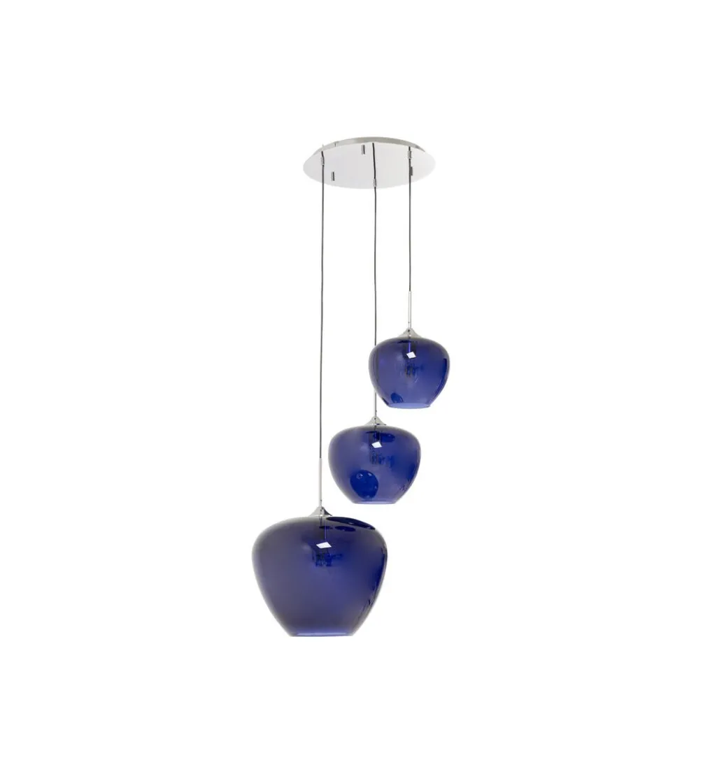Lampa wisząca SPHERE NIGHT 45 cm niebieska