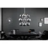 Lampa wisząca STARS 72 cm srebrna