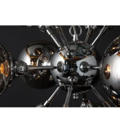 Lampa wisząca STARS 72 cm srebrna