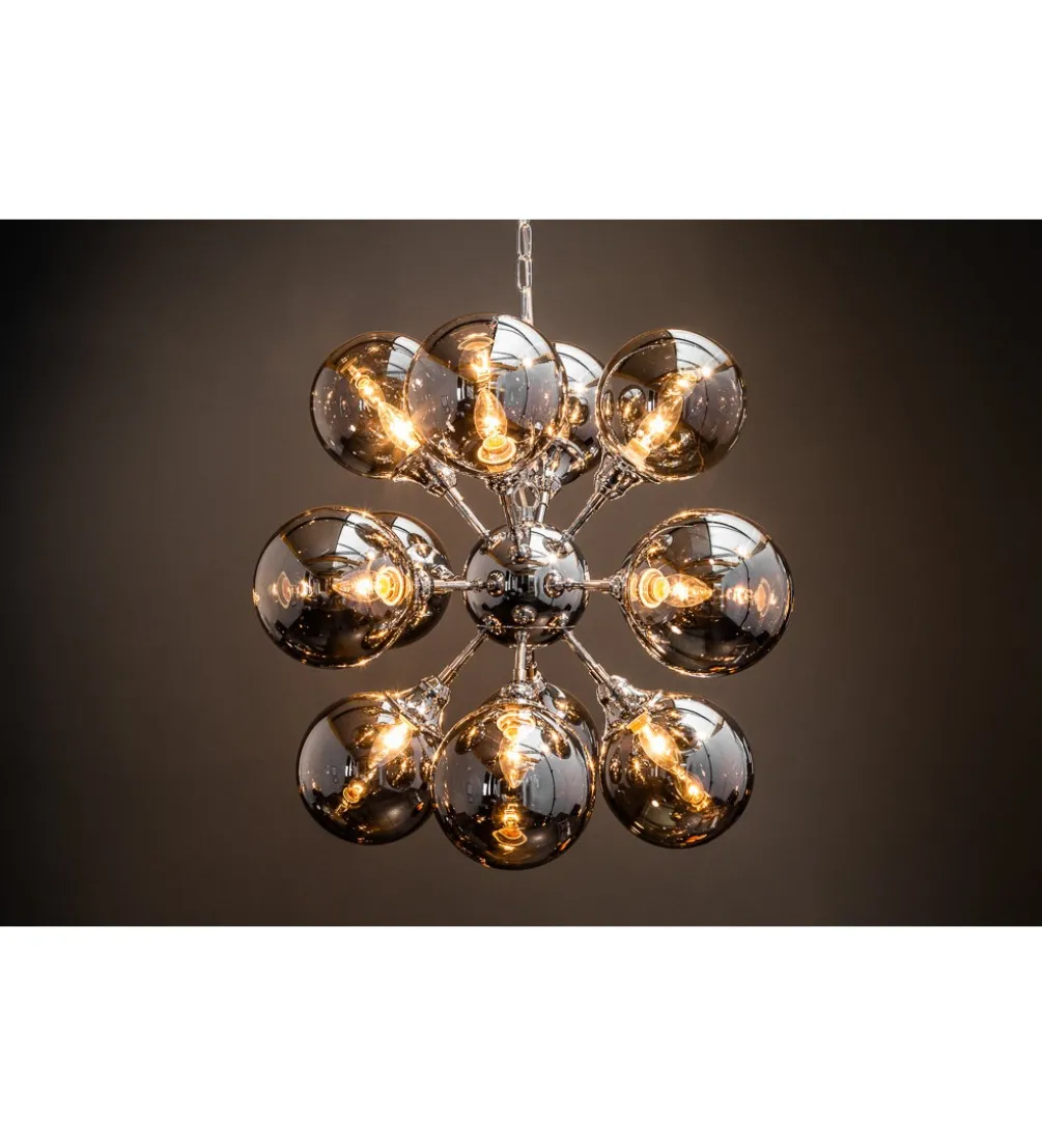Lampa wisząca STARS 72 cm srebrna