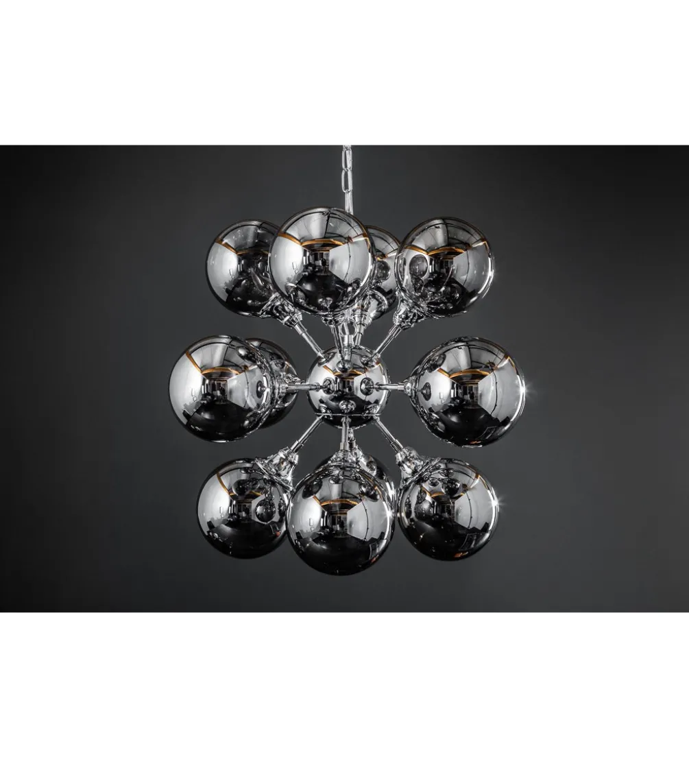 Lampa wisząca STARS 72 cm srebrna