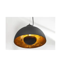 Lampa wisząca Studio 3 czarne złoto