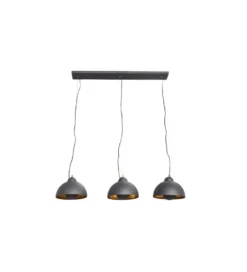 Lampa wisząca Studio 3 czarne złoto