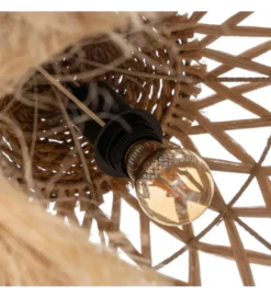 Lampa wisząca SUFRI 50 cm Naturalne włókno