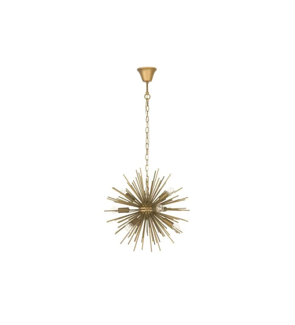 Lampa wisząca Sunlight 50 cm mosiężna