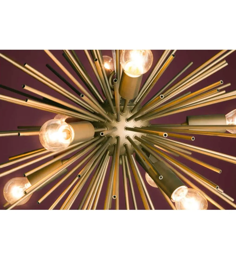 Lampa wisząca Sunlight 50 cm mosiężna