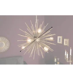 Lampa wisząca Sunlight 50 cm mosiężna
