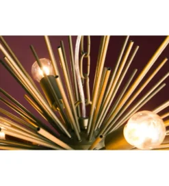 Lampa wisząca Sunlight 50 cm mosiężna