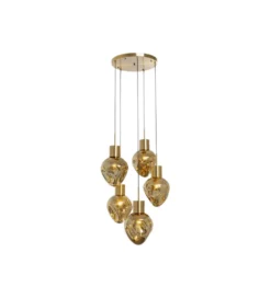 Lampa wisząca SUPERNOVA AMBER CINQUE 50 cm