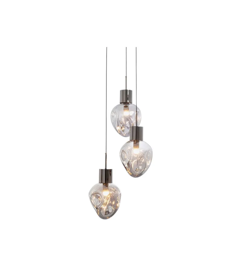 Lampa wisząca SUPERNOVA SMOKY TRE 45 cm
