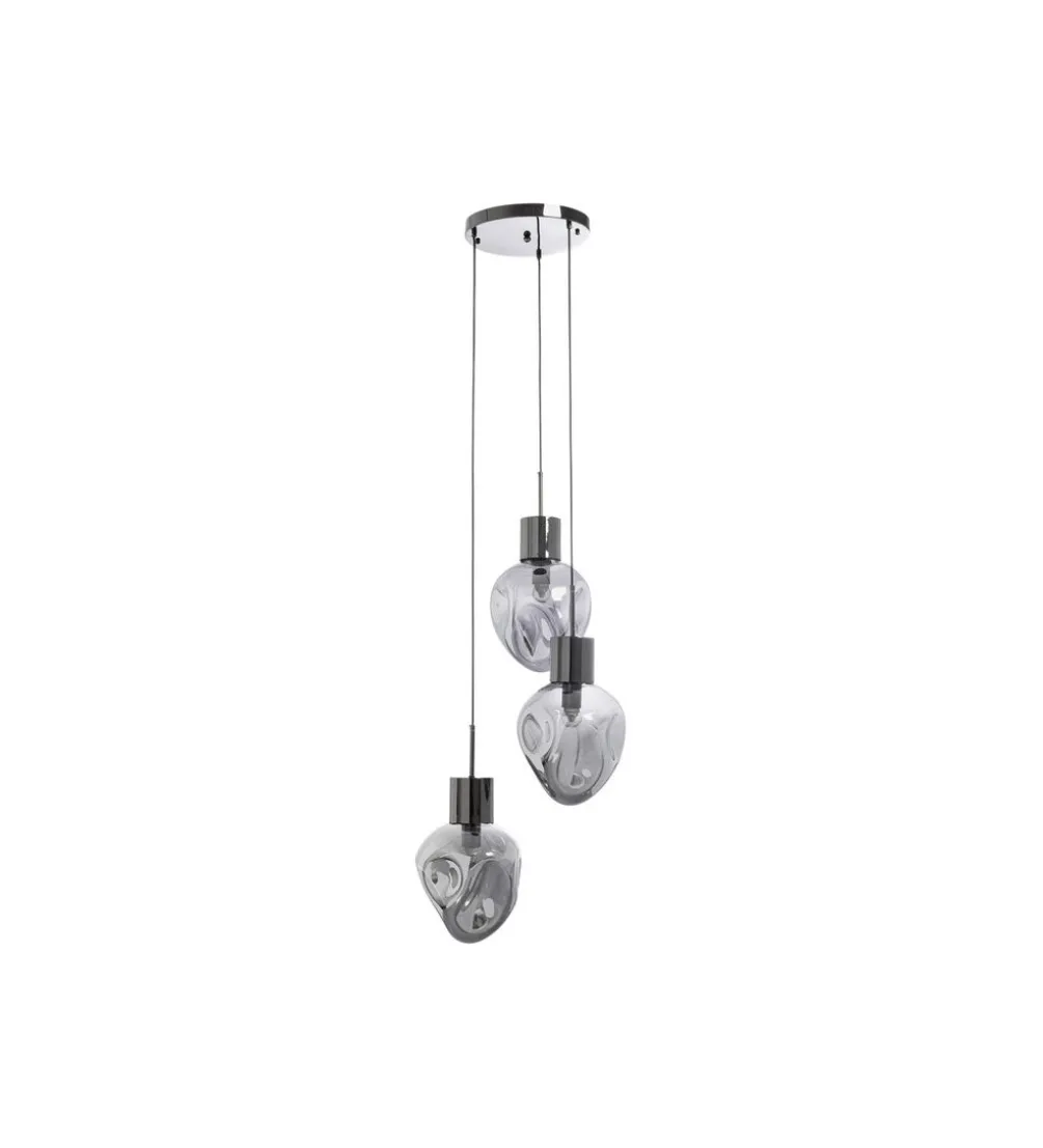 Lampa wisząca SUPERNOVA SMOKY TRE 45 cm