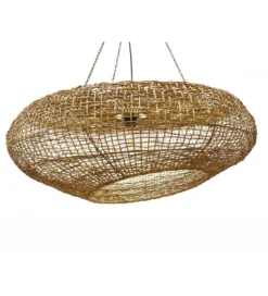 Lampa wisząca TECHO 80 cm rattan