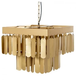 Lampa wisząca TECHO 40 cm złota