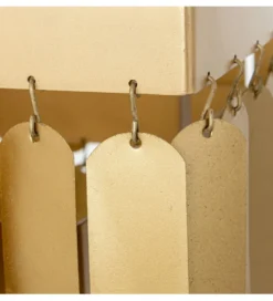Lampa wisząca TECHO 50 cm złota