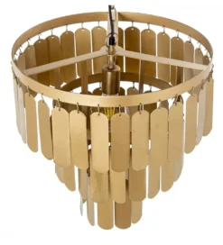 Lampa wisząca TECHO 45 cm złota