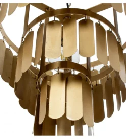Lampa wisząca TECHO 45 cm złota