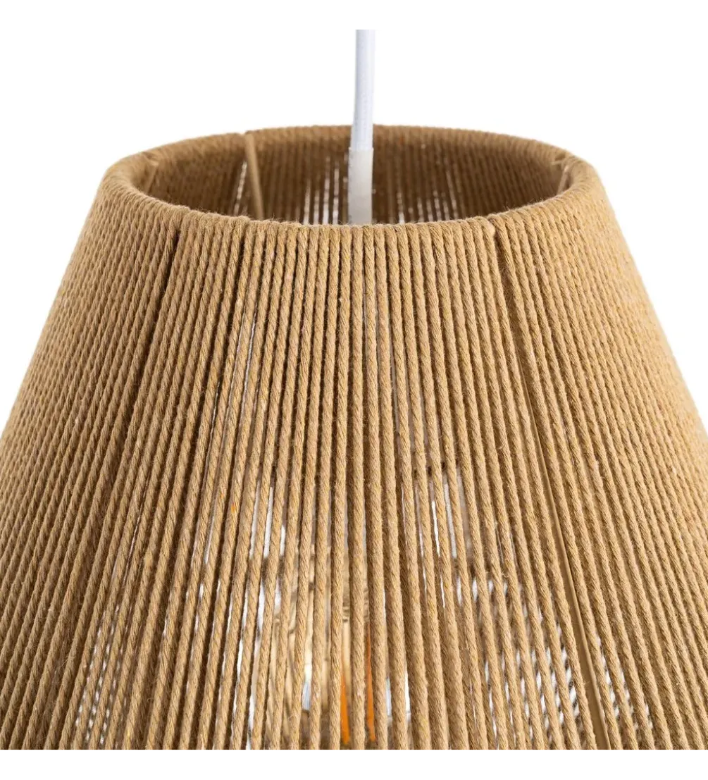 Lampa wisząca TEJA 25 cm lina papierowa naturalny