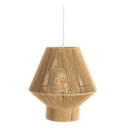 Lampa wisząca TEJA 25 cm lina papierowa naturalny