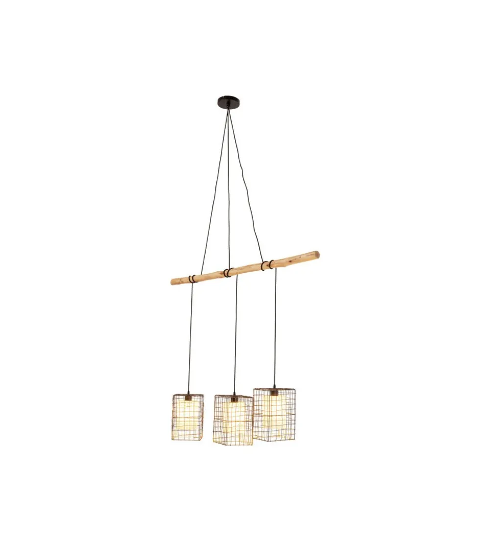 Lampa wisząca THREE GRIDS 120 cm