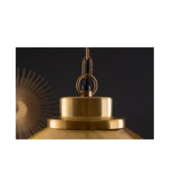 Lampa wisząca TOMAR 43 cm złota