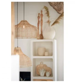 Lampa wisząca TONODA 60 cm juta naturalna