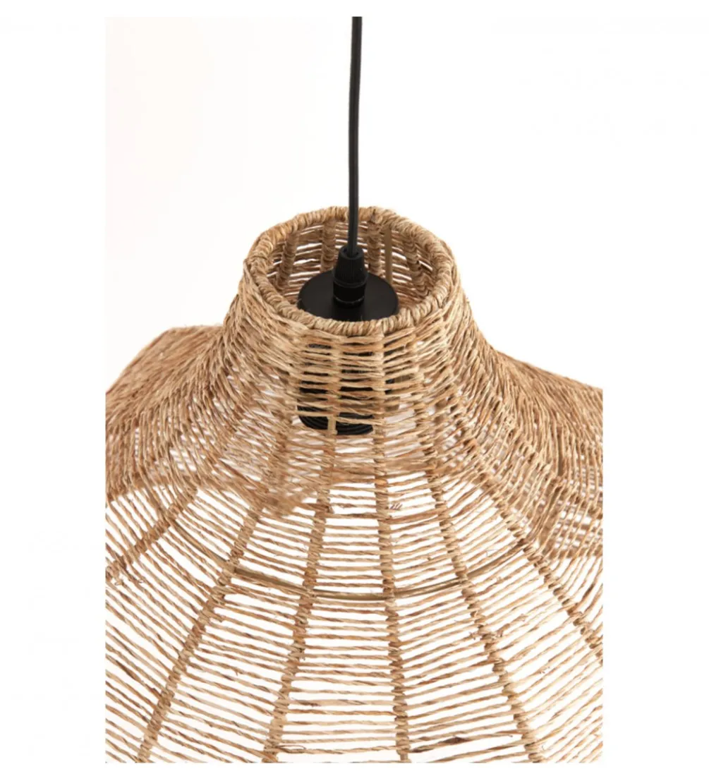 Lampa wisząca TONODA 60 cm juta naturalna