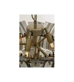 Lampa wisząca VENEZIA 50 cm smoke